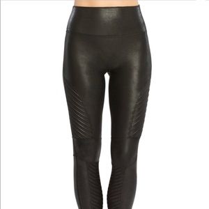 SPANX MOTO Faux Leather Leggings